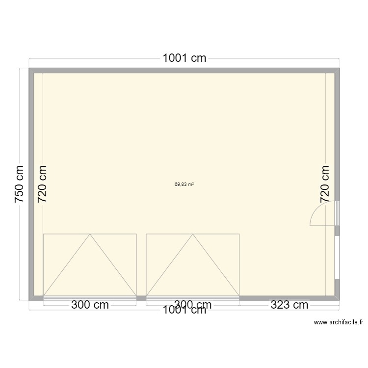 vue de dessus. Plan de 0 pièce et 0 m2
