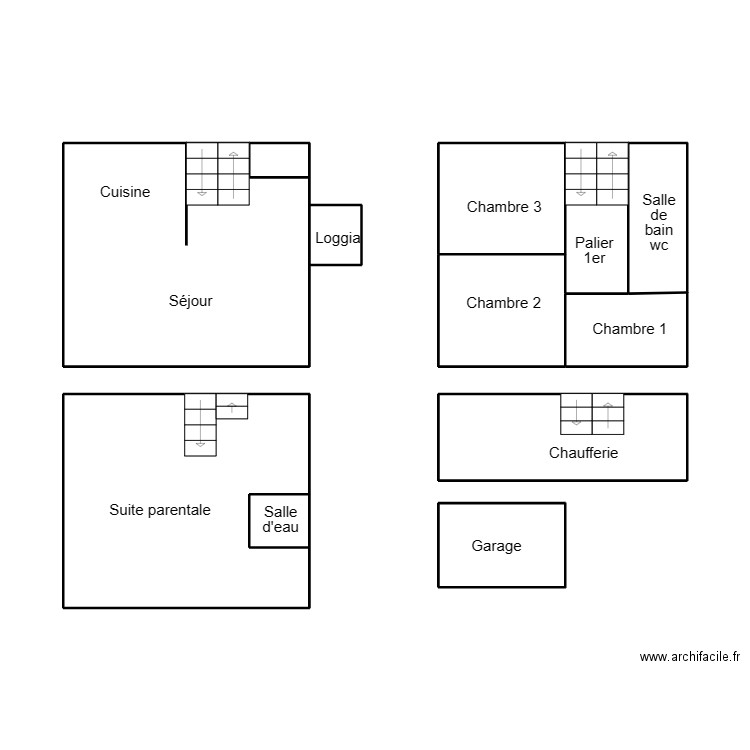 CONCARNEAU METAIS. Plan de 12 pièces et 50 m2