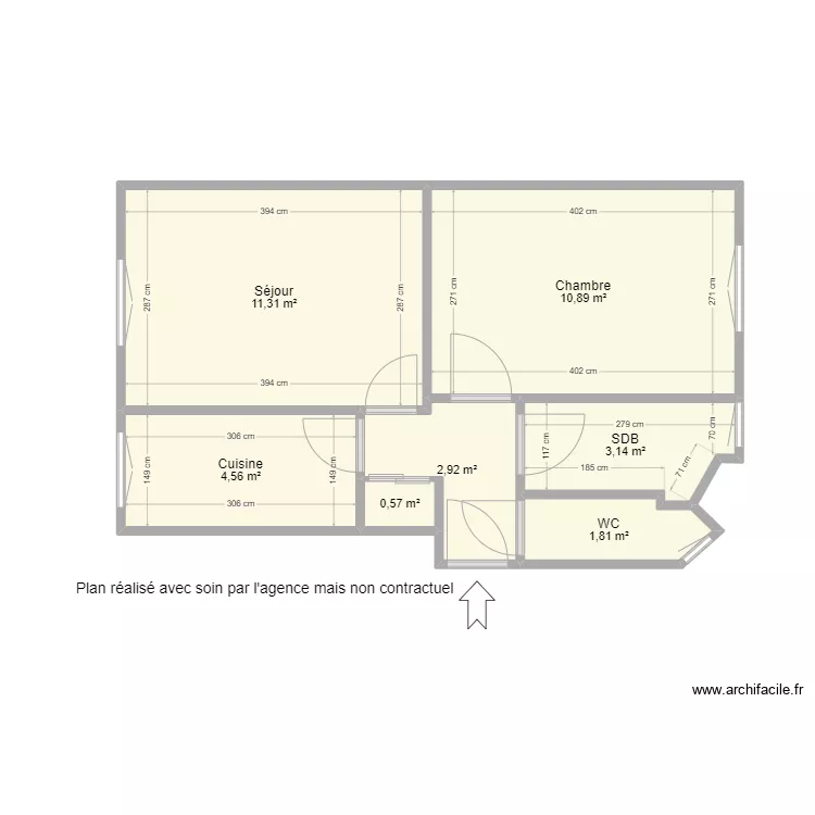 Charolais 2P. Plan de 