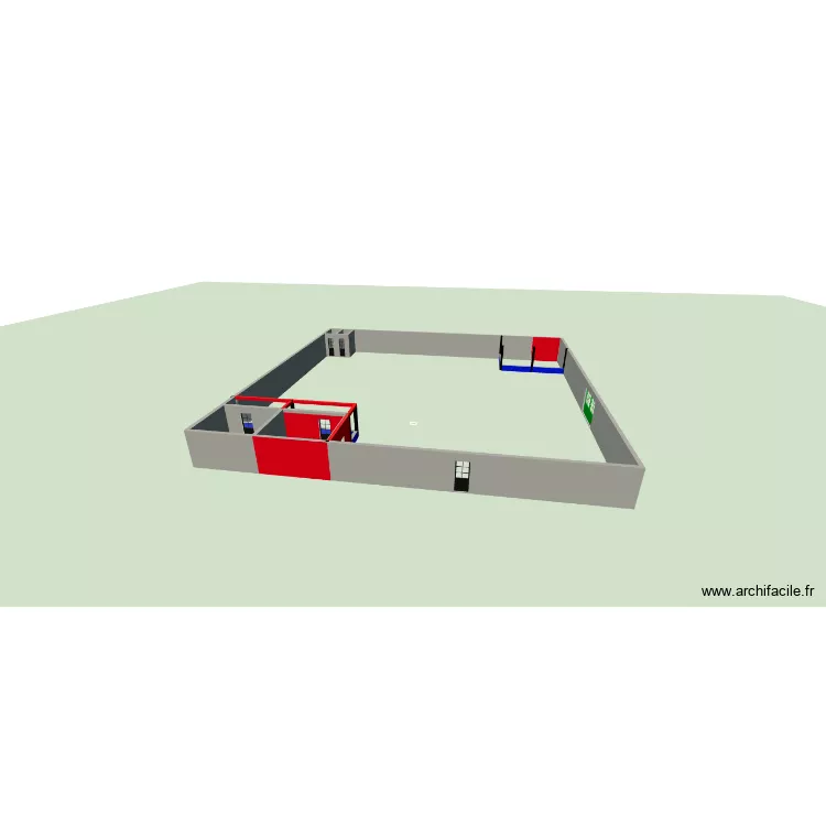 Plan simple. Plan de 4 et 33 m² Plan simple. Plan de 4 et 33 m²
