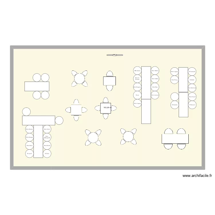 PT HE. Plan de 1 et 163 m² PT HE. Plan de 1 et 163 m²