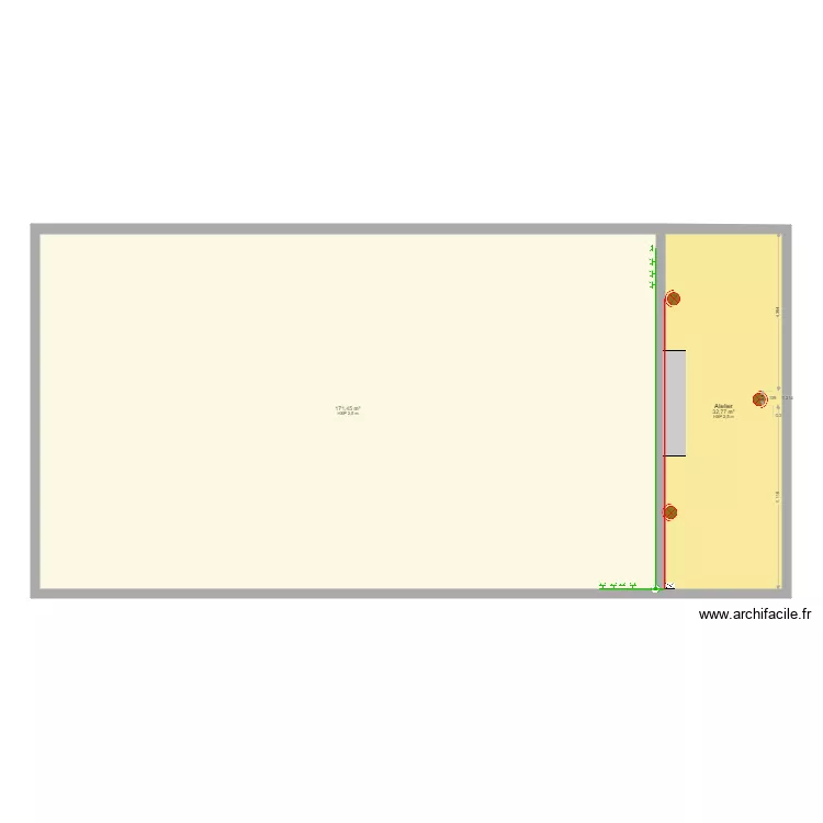 Grange Pierre. Plan de 2 et 204 m² Grange Pierre. Plan de 2 et 204 m²