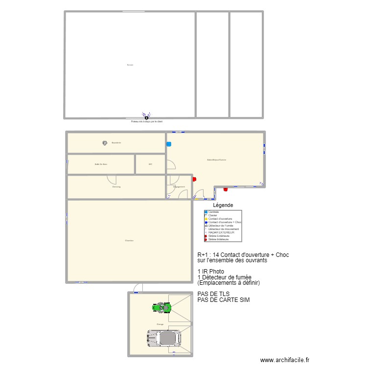 REILHAN Conbstruction. Plan de 11 pièces et 368 m2