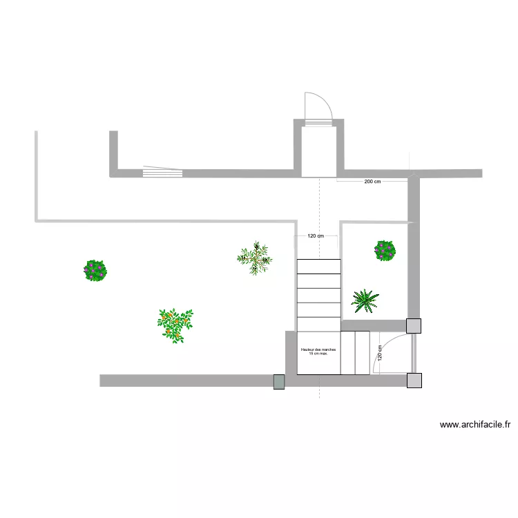 AMENAGEMENT DEVANT MAISON. Plan de AMENAGEMENT DEVANT MAISON. Plan de