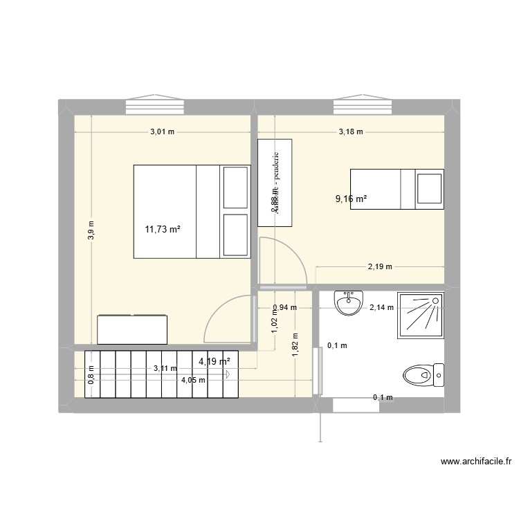 nina charles. Plan de 0 pièce et 0 m2