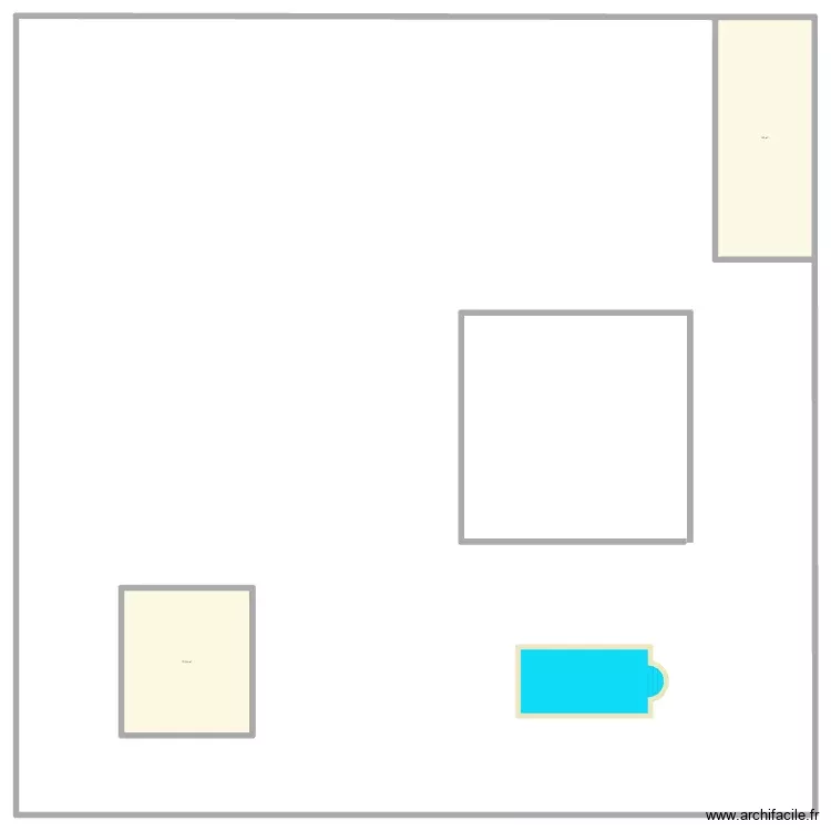 ferme. Plan de 2 Pièces et 162 m²