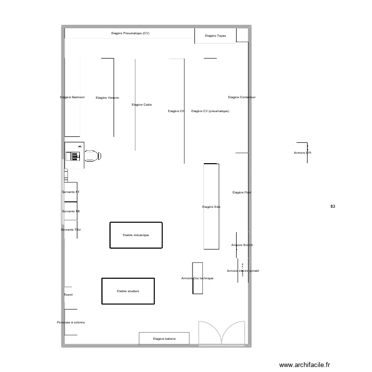 Maintenance test. Plan de 