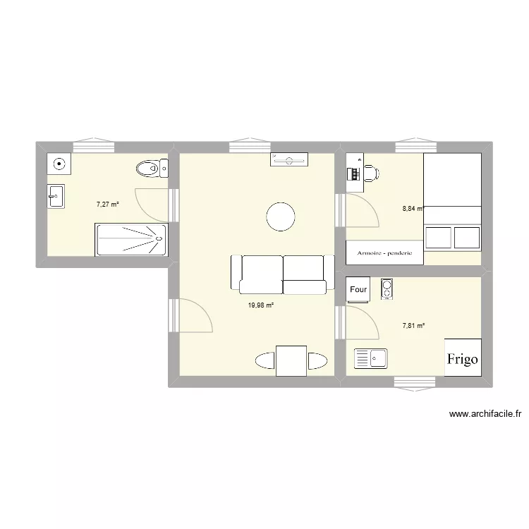 I2Etage2DroiteMeuble2. Plan de I2Etage2DroiteMeuble2. Plan de