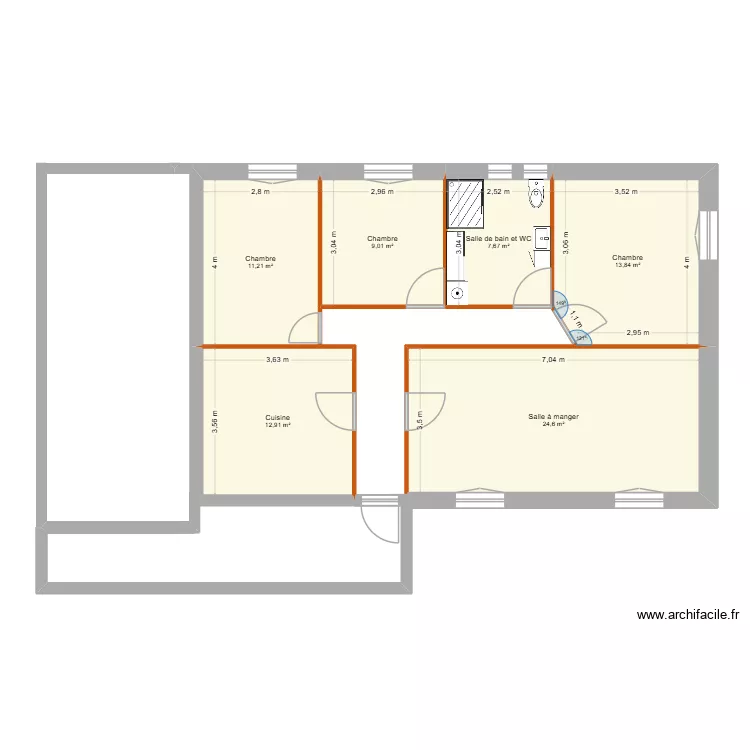Varades actuel. Plan de Varades actuel. Plan de