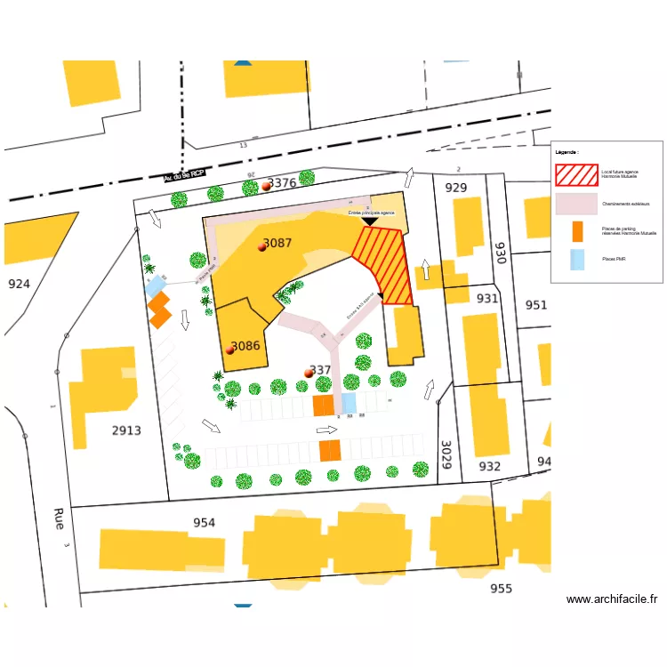 Pamiers v12 - ERP ext&eacute;rieur. Plan de 