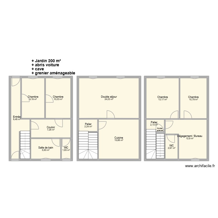 PARISSE Saint max. Plan de 0 pièce et 0 m2