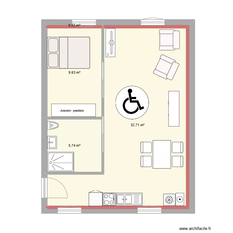 appart 3. Plan de 5 Pièces et 48 m² appart 3. Plan de 5 Pièces et 48 m²