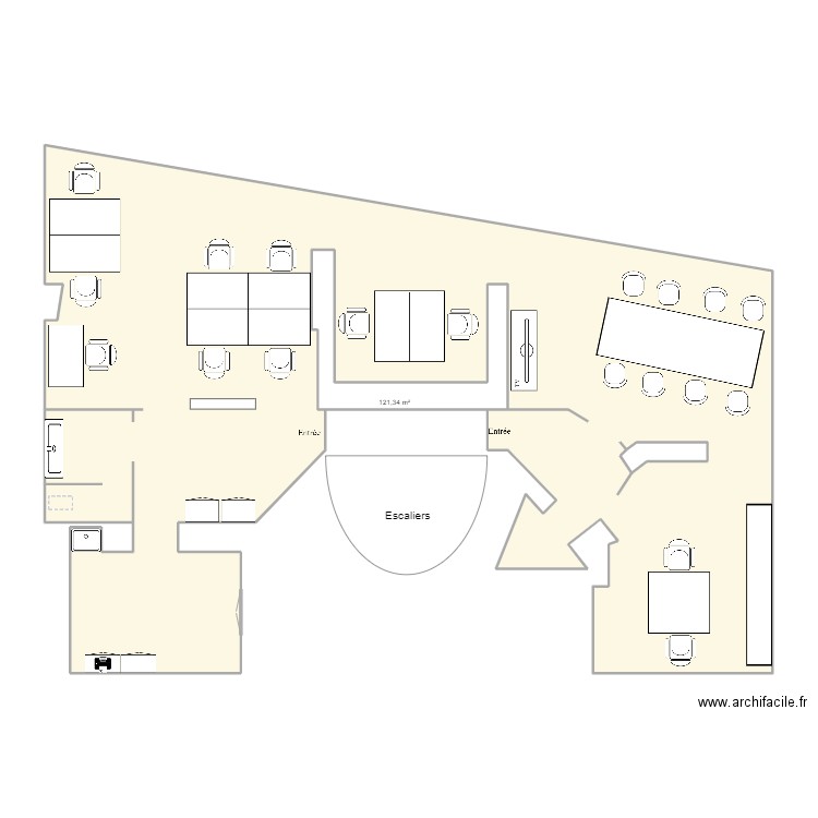 new bureaux Finale. Plan de 0 pièce et 0 m2