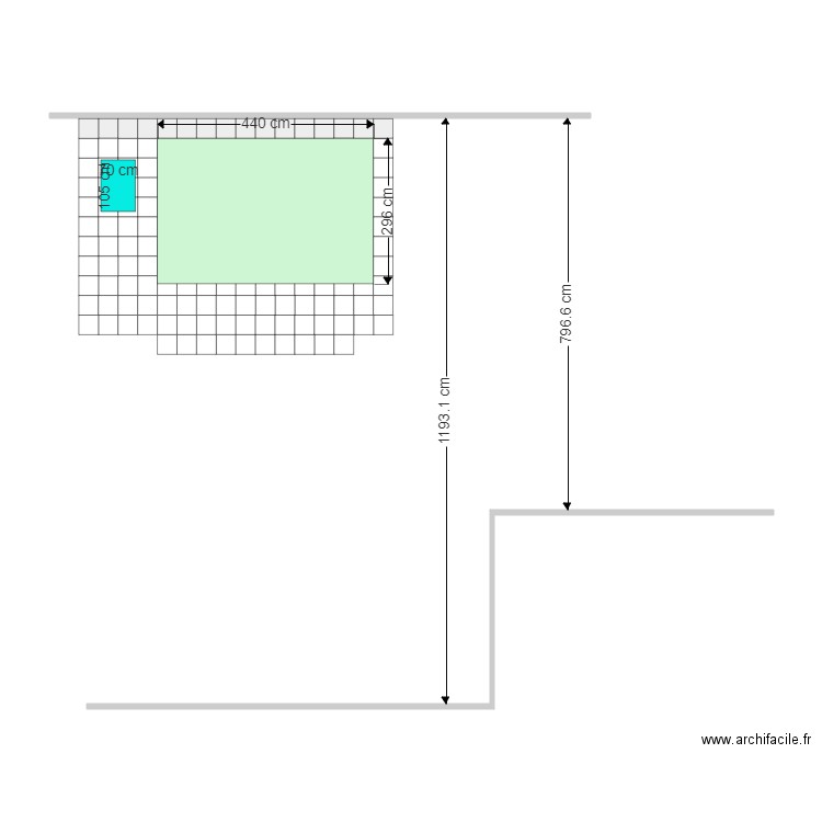 Serre & fontaine. Plan de 0 pièce et 0 m2