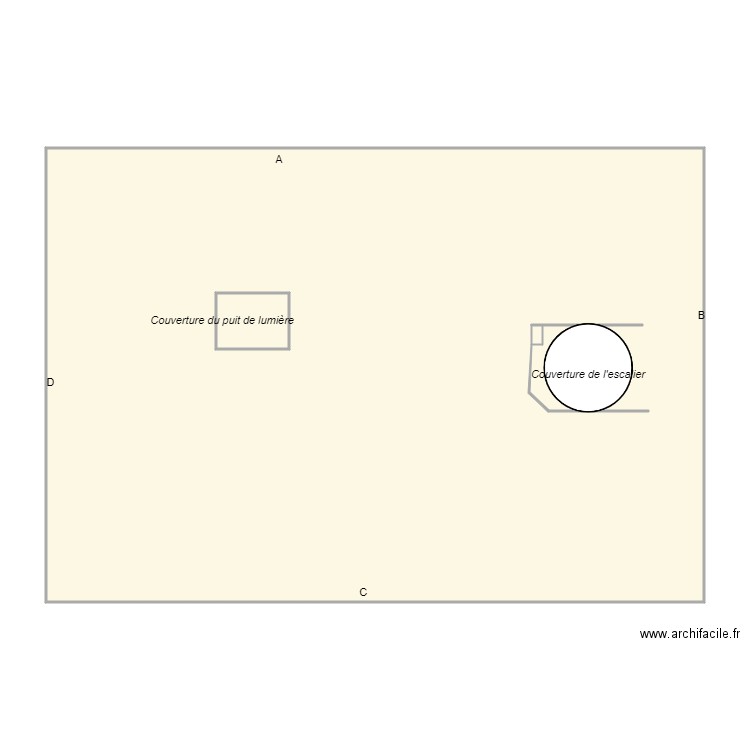 Croquis BESSET combles. Plan de 3 pièces et 146 m2