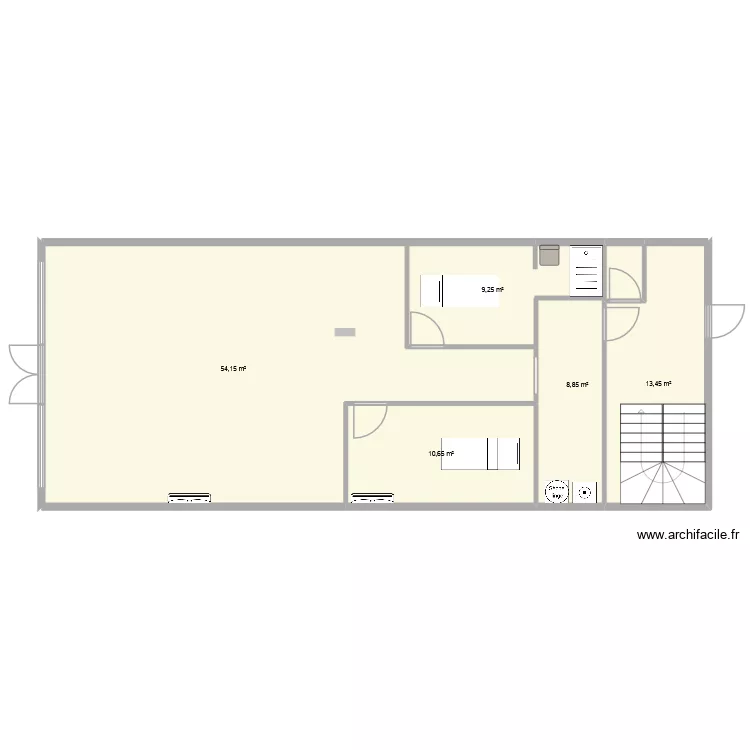 larrebaigt hossegor. Plan de 5 et 96 m² larrebaigt hossegor. Plan de 5 et 96 m²