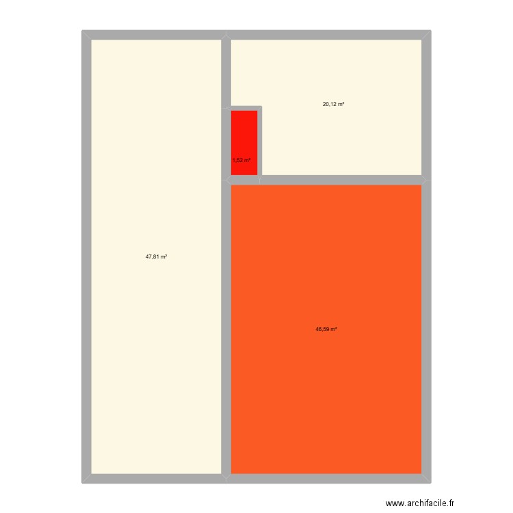Agathe. Plan de 4 pièces et 116 m2