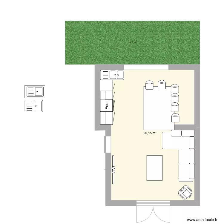 rdc. Plan de rdc. Plan de