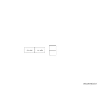 plan dressing chambre mensard&eacute;e