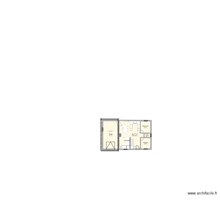 maison 2. Plan de 14 pièces et 264 m2