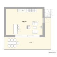 maison Poissy - extension gauche 2m + réhausse toit