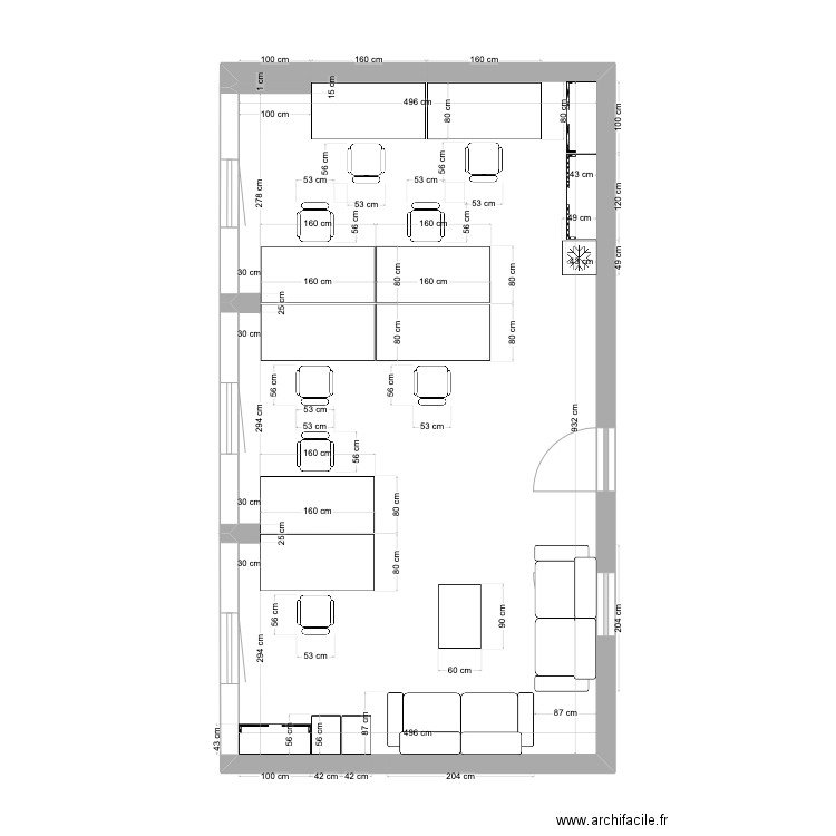 Igloo bureau. Plan de 0 pièce et 0 m2