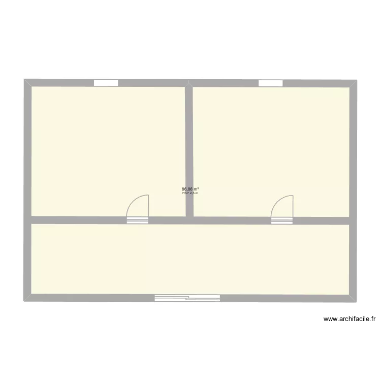 MAGASIN  SIDIBELLA. Plan de 
