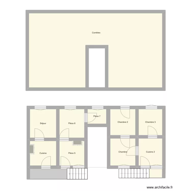 Étage frangy. Plan de Étage frangy. Plan de