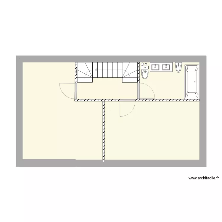 montijo plan etage nuit. Plan de 