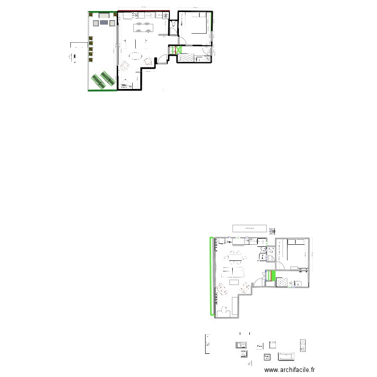 belle feuille . Plan de 0 pièce et 0 m2