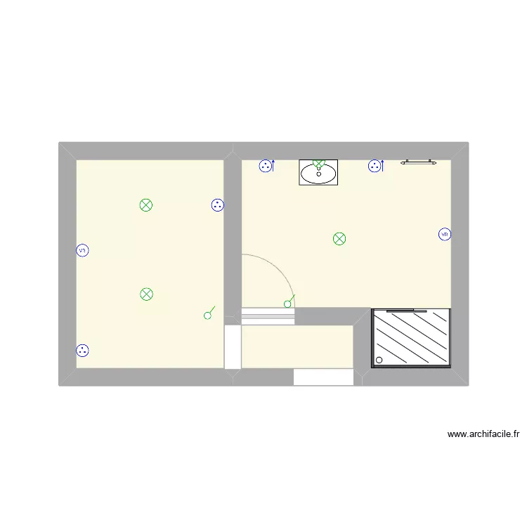 Angullecourt. Plan de 