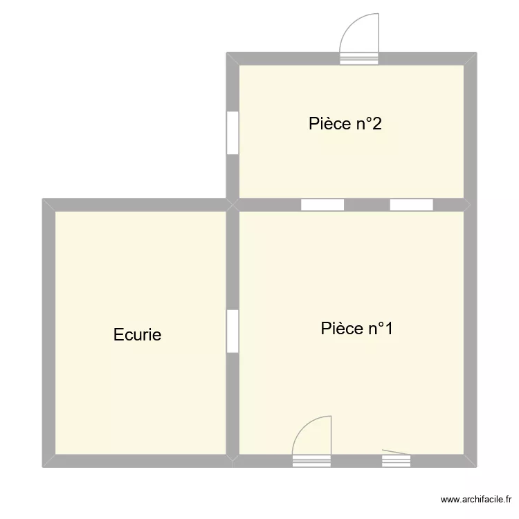 allonc. Plan de 3  et 54 m²