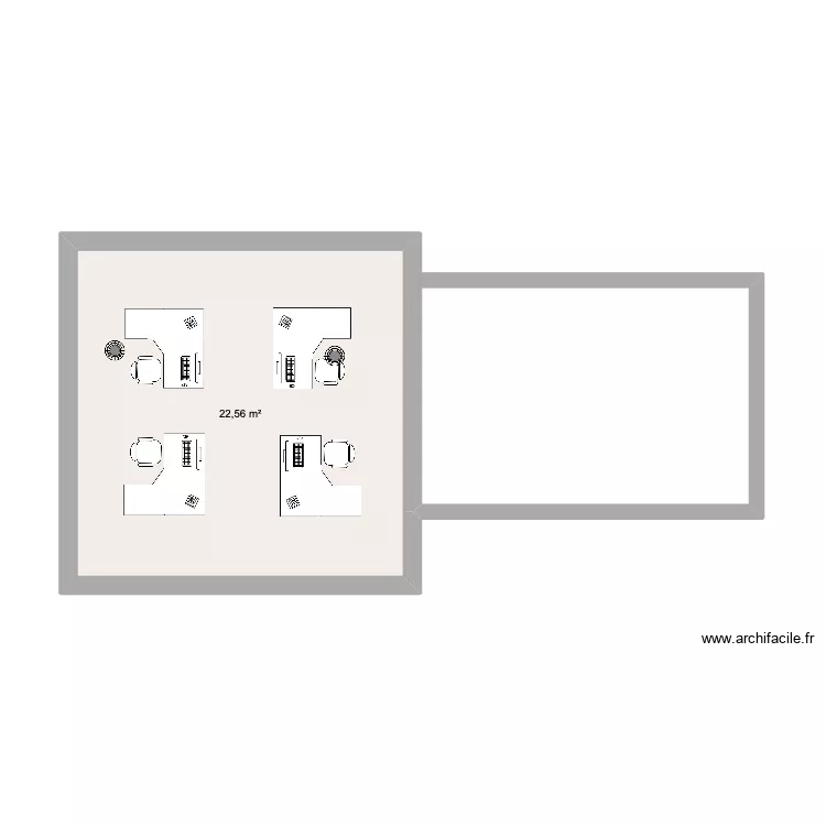 Plan. Plan de 1 et 23 m² Plan. Plan de 1 et 23 m²