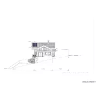 Plan facade panneaux solaires