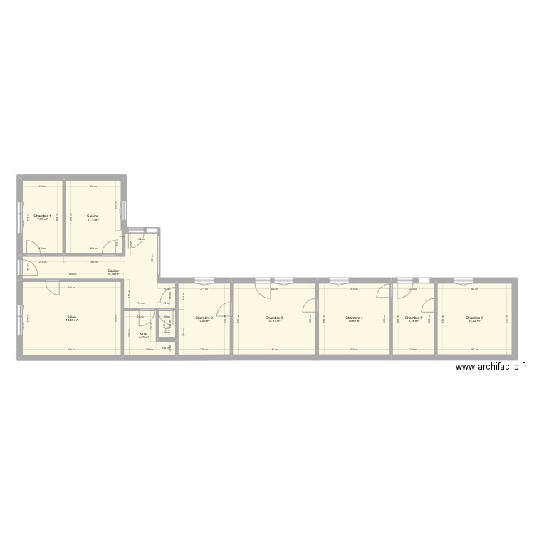 Maison 6 route de tours. Plan de 0 pièce et 0 m2