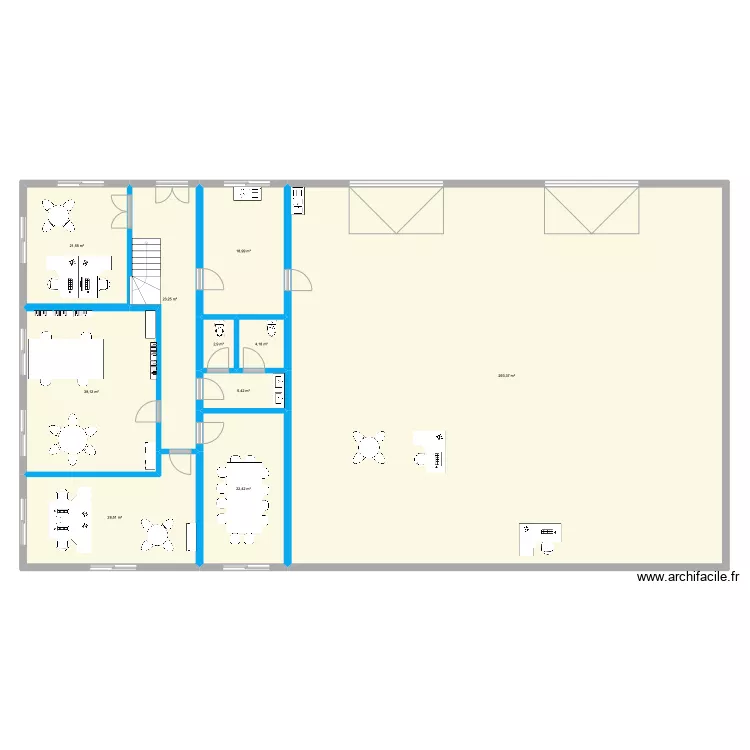 PROJET RESSONS SUR MATZ 1800M2. Plan de 