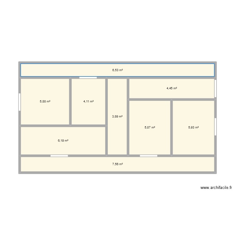 Togoliving / batiment A / Deuxième étage. Plan de 0 pièce et 0 m2