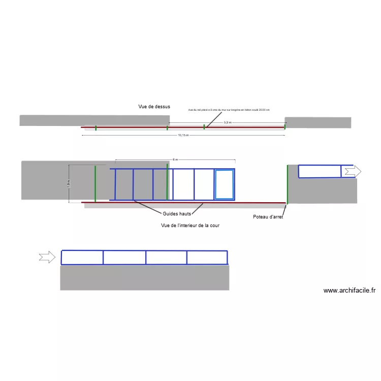 plan pose rail 27. Plan de 