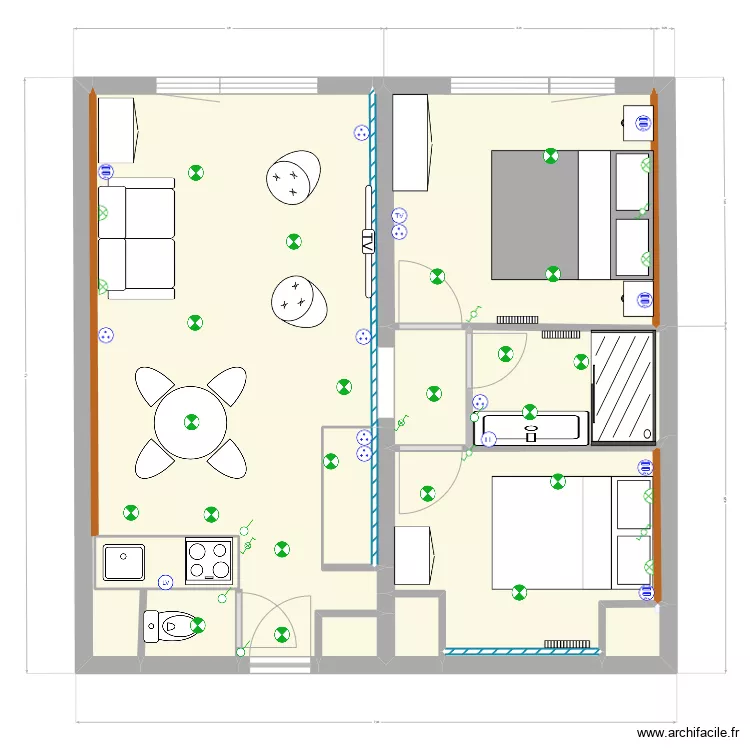 Olympiade B121 (2). Plan de 