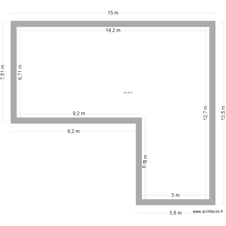 maison sainte dode 2. Plan de 1 pièce et 125 m2