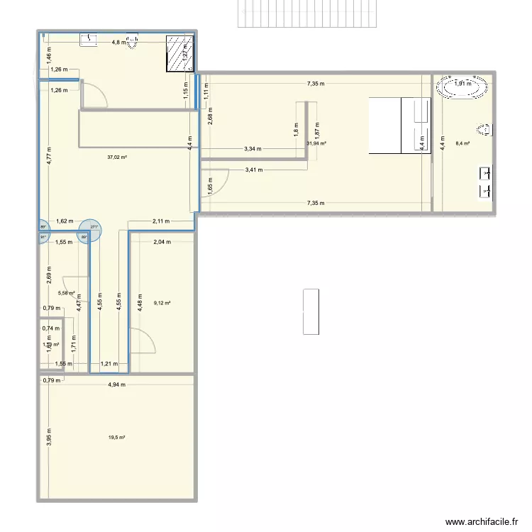 maison02. Plan de 