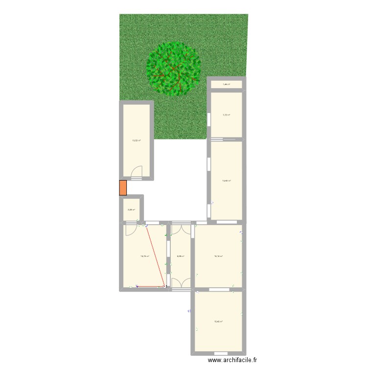 lefort. Plan de 0 pièce et 0 m2