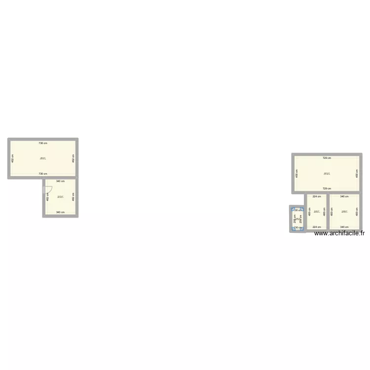 Saint Gratien. Plan de 