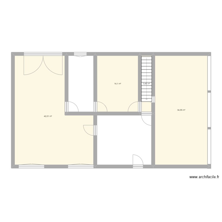 sous sol. Plan de 0 pièce et 0 m2