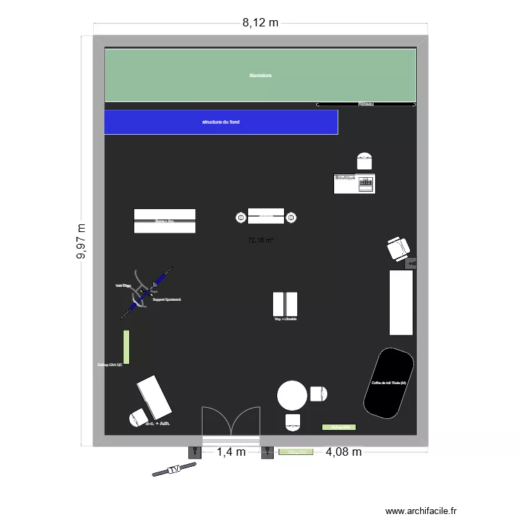 SIAQ-Kiosque-amengament-final. Plan de 