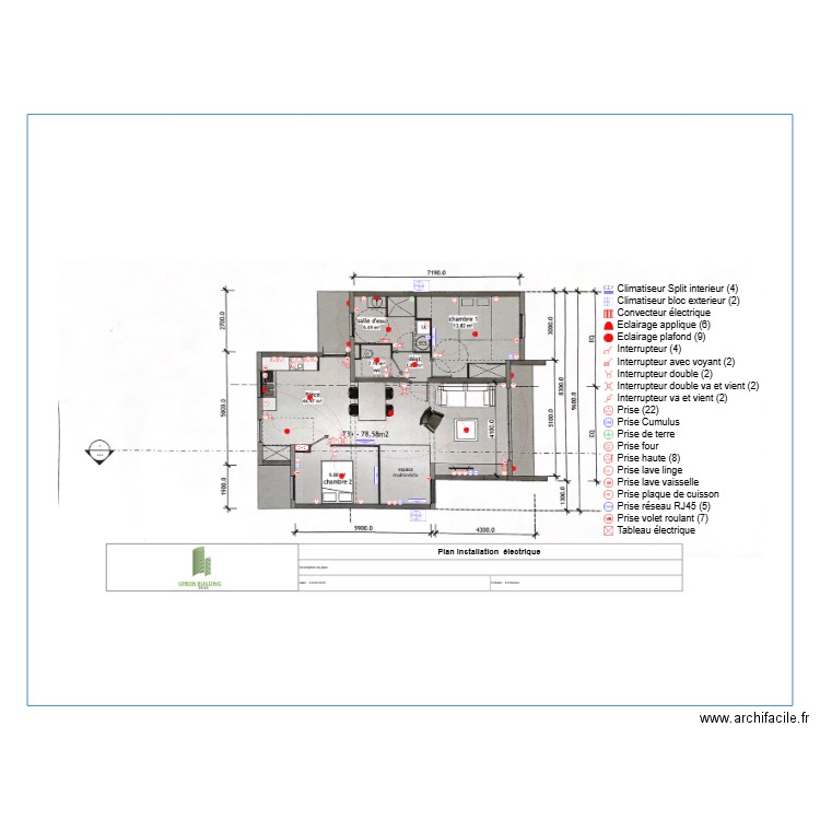 plan Maison T3. Plan de 0 pièce et 0 m2