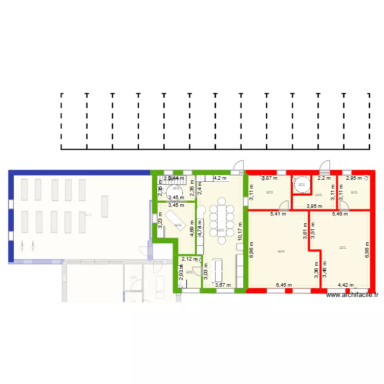 Cabinet existant + extension raisonnable 2.4. Plan de Cabinet existant + extension raisonnable 2.4. Plan de