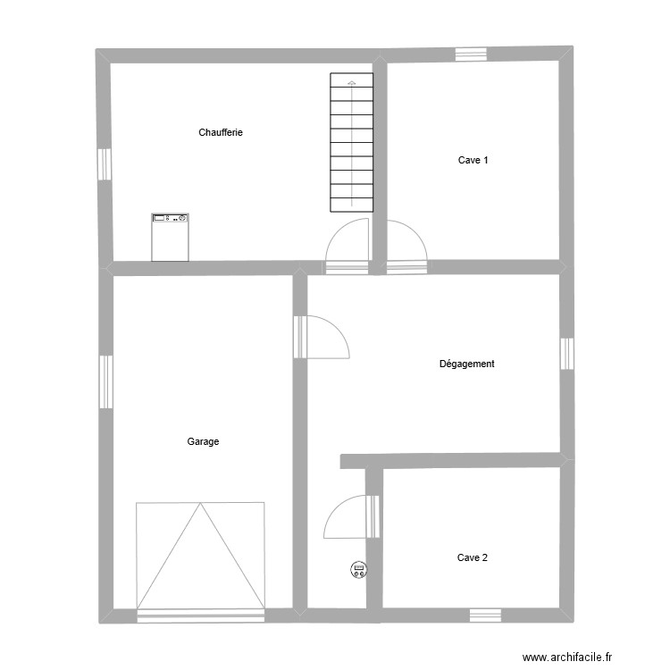 Derya sous sol. Plan de 0 pièce et 0 m2