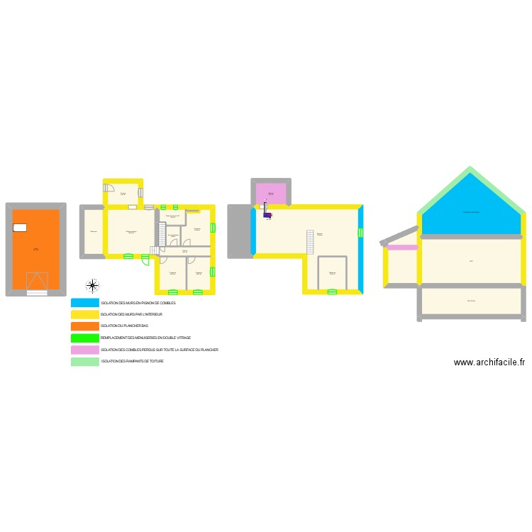 CALLEAU Marie Gabrielle - FORTUNADE 3. Plan de 21 pièces et 425 m2