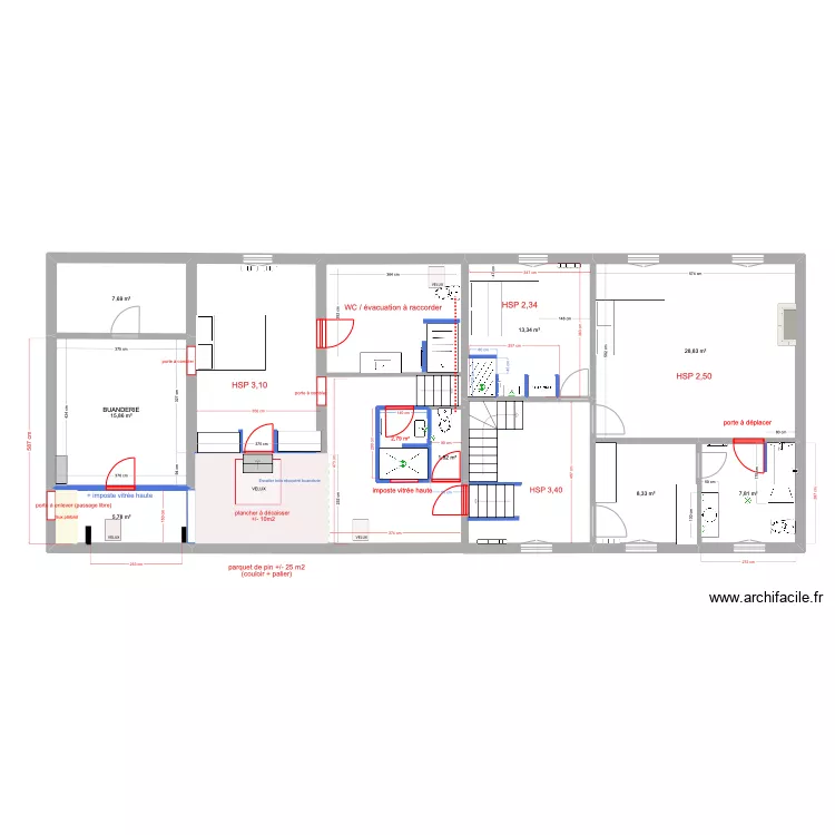 &eacute;tage DROITE DEF 2 11 24. Plan de 